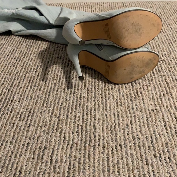 COPY - Light washed ripped jeans knee high boots - Picture 4 of 4